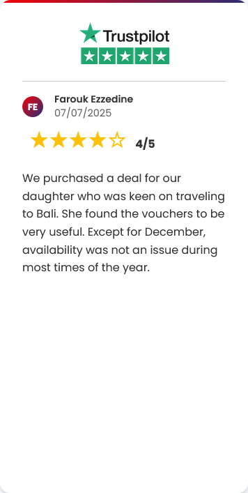 Trustpilot Testimonial from Farouk Ezzedine